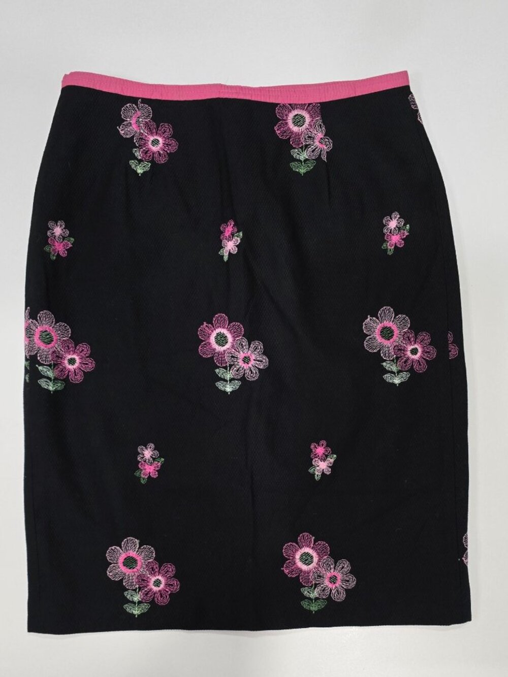 Cynthia Steffe ✦ Embroidered Jacket & Skirt Set ✦ Black Pink Floral Size 4 - Picture 6 of 16
